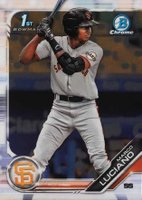 2019 Bowman Prospects Chrome #82 Marco Luciano Baseball Card