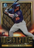 2023 Bowman Chrome Bowman Iconic #BI25 Francisco Alvarez Baseball Card