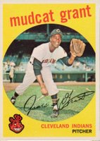 1959 Topps #186 Mudcat Grant Baseball Card