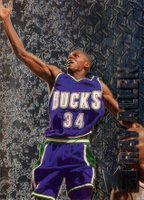 1996 Metal #186 Ray Allen Precious Metal Basketball Card