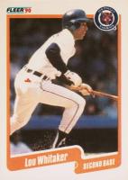 1990 Fleer #619 Lou Whitaker Baseball Card