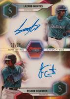 2023 Bowman's Best Dual Autographs #DACM Felnin Celesten/Lazaro Montes Baseball Card