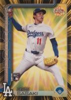 2025 Topps Chrome Radiating Rookies #RR20 Roki Sasaki Baseball Card