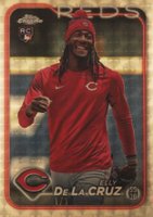 2024 Topps Chrome Update #USC150 Elly de La Cruz SP-Superfractor 1/1 Baseball Card