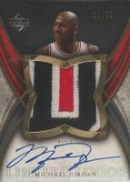 2006 Upper Deck Exquisite Collection Limit Logos  #LL-MJ Michael Jordan Basketball Card