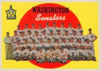 1959 Topps #397 Washington Senators Baseball Card