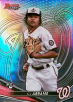 2022 Bowman's Best #49 CJ Abrams Refractor Baseball Card