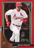 2021 Topps Museum Collection #5 Nolan Arenado Ruby Baseball Card