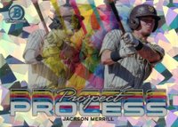 2023 Bowman Chrome Prospect Process #PRP19 Jackson Merrill Atomic Baseball Card