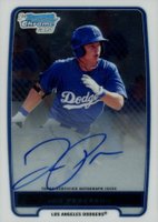 2012 Bowman Prospects #BCP104 Joc Pederson Chrome-Autograph Baseball Card