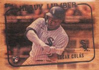 2023 Topps Heavy Lumber #HL50 Oscar Colas Update Baseball Card