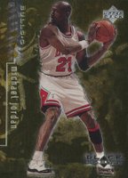 1998 Upper Deck Black Diamond #10 Michael Jordan Triple Basketball Card