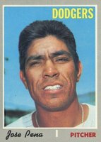 1970 Topps #523 Jose Pena Baseball Card