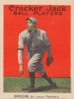 1914 Cracker Jack #46 Bob Groom Baseball Card