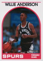 1989 Hoops #235 Willie Anderson Basketball Card