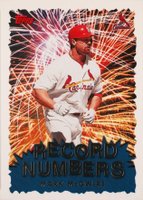 1999 Topps Chrome Record Numbers #RN10 Mark McGwire Baseball Card