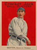 1915 Cracker Jack #100 Tom Seaton Baseball Card