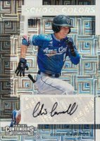 2019 Panini Contenders Draft Picks School Colors #6 Corbin Carroll Autograph-Building Blocks Baseball Card