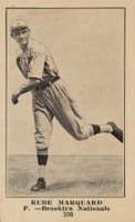 1917 Boston Store #108 Rube Marquard Baseball Card