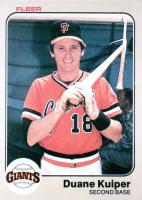 1983 Fleer #263 Duane Kuiper Baseball Card