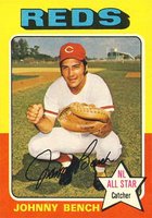 1975 Topps Mini #260 Johnny Bench Baseball Card