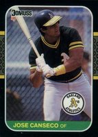 1987 Donruss #97 Jose Canseco Baseball Card