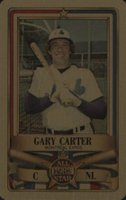 1982 Perma-Graphics All-Star Credit Cards # Gary Carter Gold Baseball Card