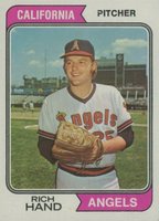 1974 Topps #571 Rich Hand Baseball Card