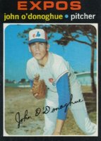 1971 Topps #743 John O'Donoghue Short Print Baseball Card