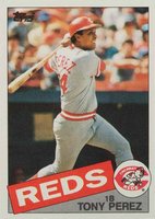 1985 Topps #675 Tony Perez Baseball Card