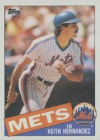 1985 Topps #80 Keith Hernandez Baseball Card