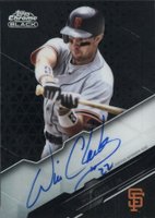 2020 Topps Chrome Black Autographs #CLK Will Clark Baseball Card
