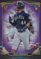 2022 Topps Triple Threads #74 Julio Rodriguez Amethyst Baseball Card