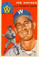 1954 Topps #223 Joe Haynes Baseball Card