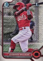 2022 Bowman Mega Box Chrome #179 Leonardo Balcazar Baseball Card