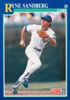 1991 Score #3 Ryne Sandberg Baseball Card