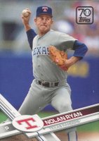 2021 Topps 70 Years of Topps Baseball #67 Nolan Ryan Baseball Card