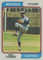 1974 Topps #568 Mike Torrez Baseball Card