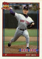 1991 Topps Desert Shield #731 Jeff Gray Baseball Card