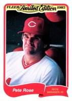 1985 Fleer Limited Edition #29 Pete Rose Baseball Card