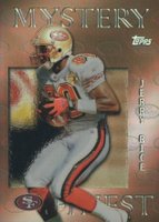 1997 Topps Mystery Finest #M5 Jerry Rice Bronze-Refractor Football Card