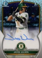 2023 Bowman Draft Chrome Prospect Autograph #CDAJWI Jacob Wilson HTA Choice Baseball Card