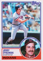 1983 Topps #289 Jerry Dybzinski Baseball Card