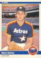 1984 Fleer Update #U-3 Mark Bailey Baseball Card