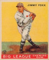 1933 Goudey #29 Jimmy Foxx Correct spell Jimmie Baseball Card