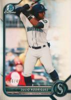 2022 Bowman Chrome Prospects #BCP45 Julio Rodriguez Refractor Baseball Card