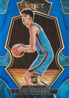2022 Panini Select #196 Chet Holmgren Blue Prizm Basketball Card