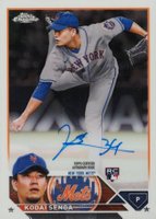 2023 Topps Chrome Rookie Autograph #RAKSA Kodai Senga Baseball Card