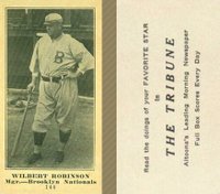 1916 Altoona Tribune #144 Wilbert Robinson Baseball Card