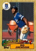 1987 Topps Tiffany #170 Bo Jackson Future Stars Baseball Card